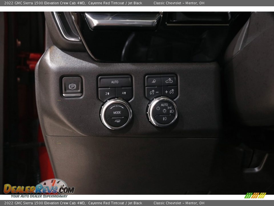 2022 GMC Sierra 1500 Elevation Crew Cab 4WD Cayenne Red Tintcoat / Jet Black Photo #6