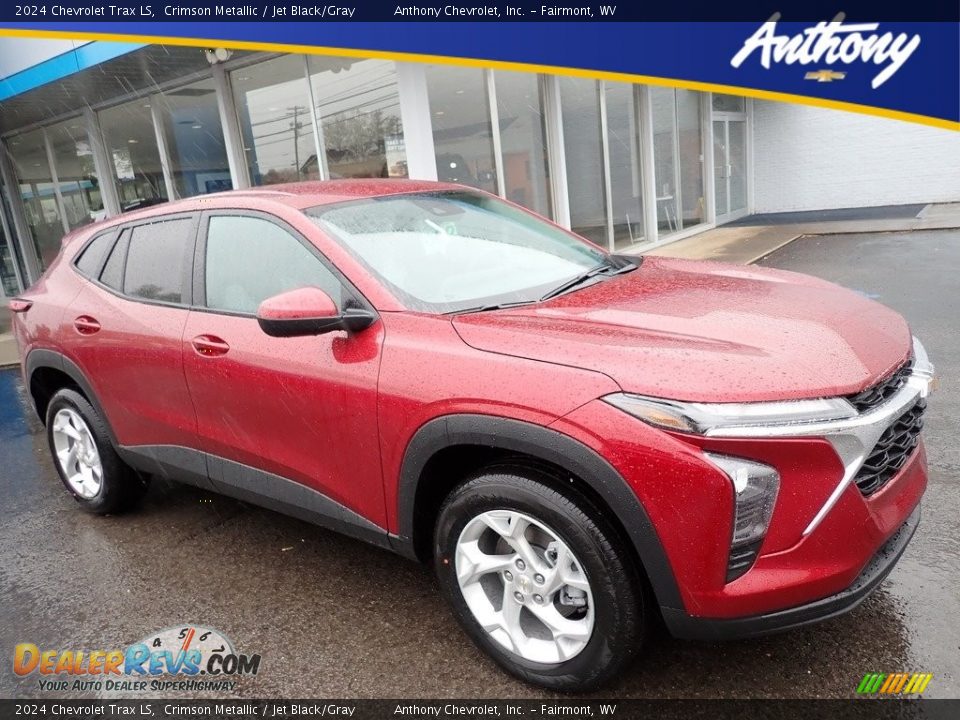2024 Chevrolet Trax LS Crimson Metallic / Jet Black/Gray Photo #1
