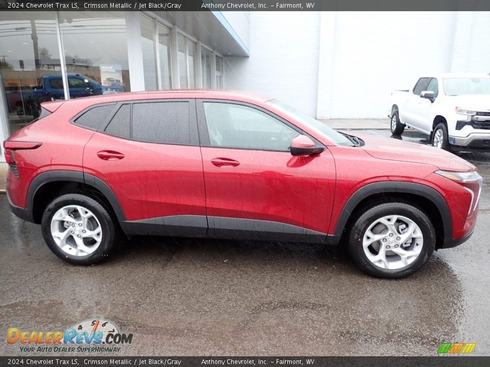 Crimson Metallic 2024 Chevrolet Trax LS Photo #2