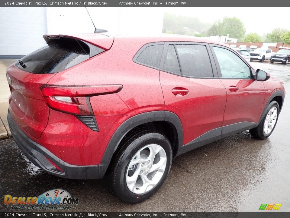2024 Chevrolet Trax LS Crimson Metallic / Jet Black/Gray Photo #3