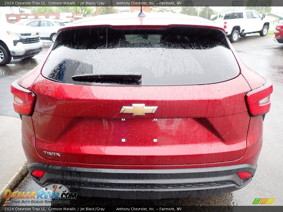 2024 Chevrolet Trax LS Crimson Metallic / Jet Black/Gray Photo #4
