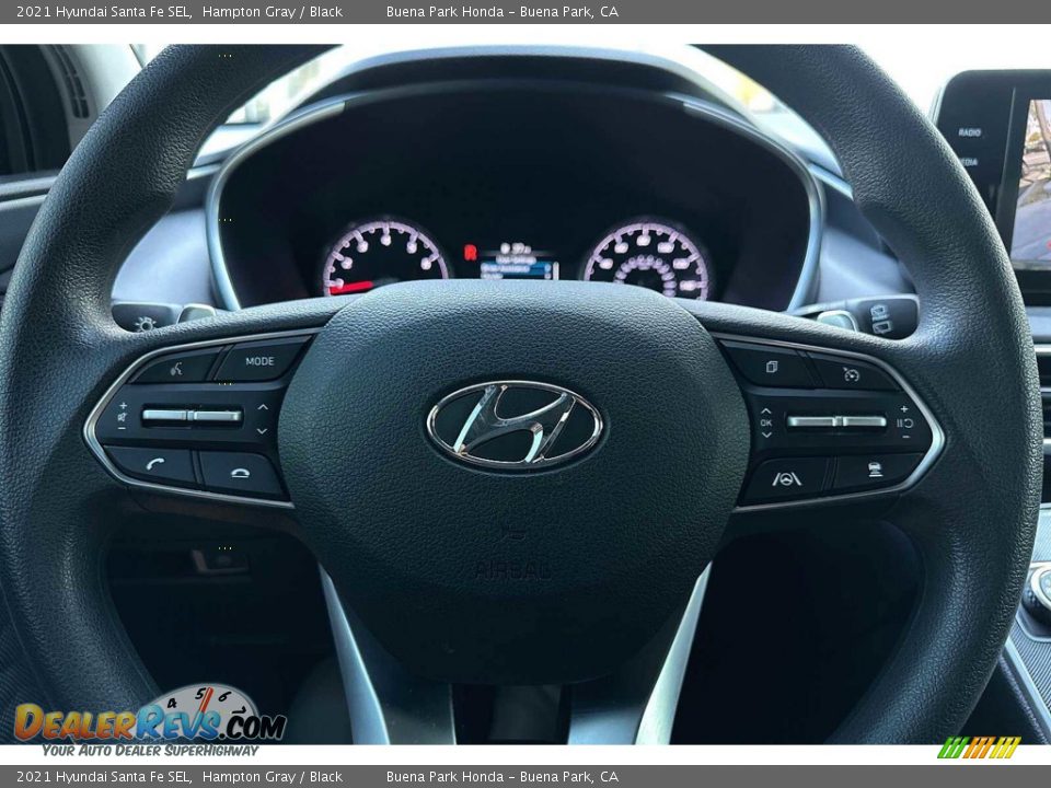 2021 Hyundai Santa Fe SEL Hampton Gray / Black Photo #27