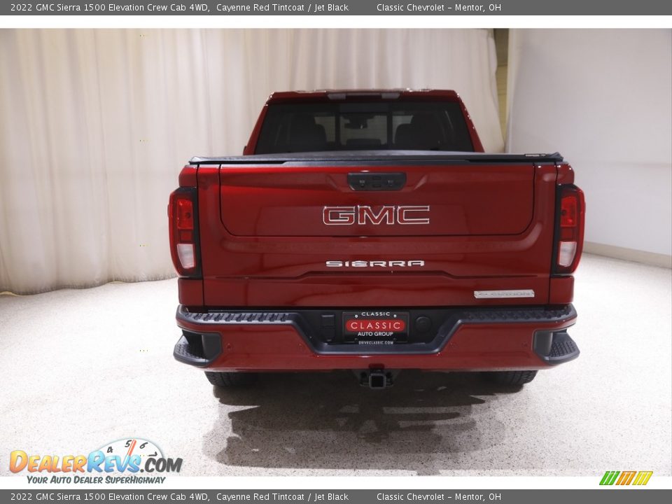 2022 GMC Sierra 1500 Elevation Crew Cab 4WD Cayenne Red Tintcoat / Jet Black Photo #21