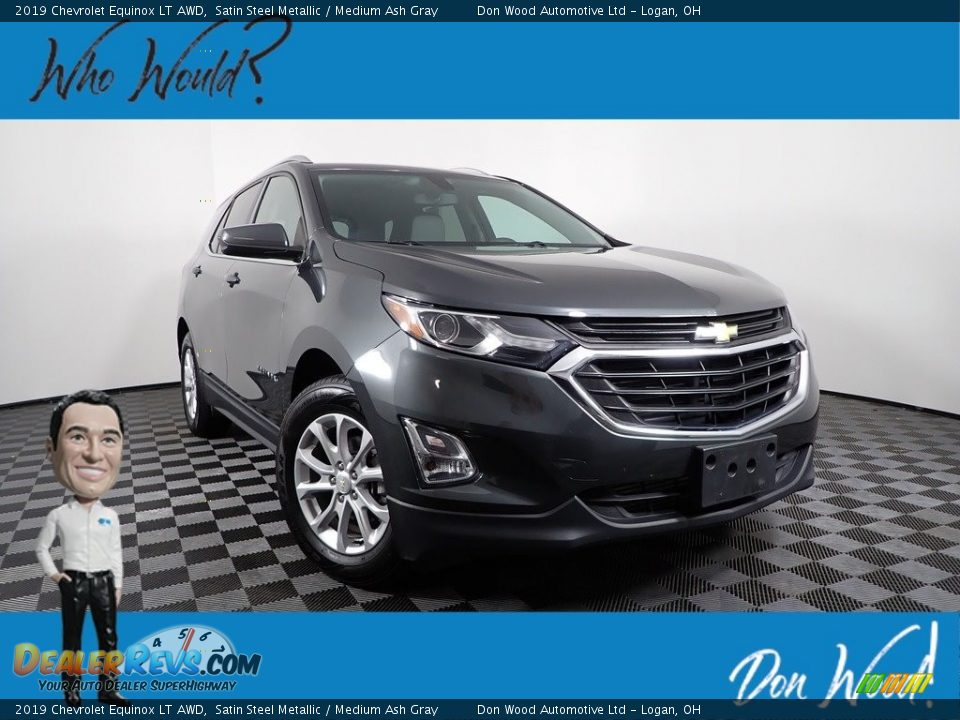 2019 Chevrolet Equinox LT AWD Satin Steel Metallic / Medium Ash Gray Photo #1