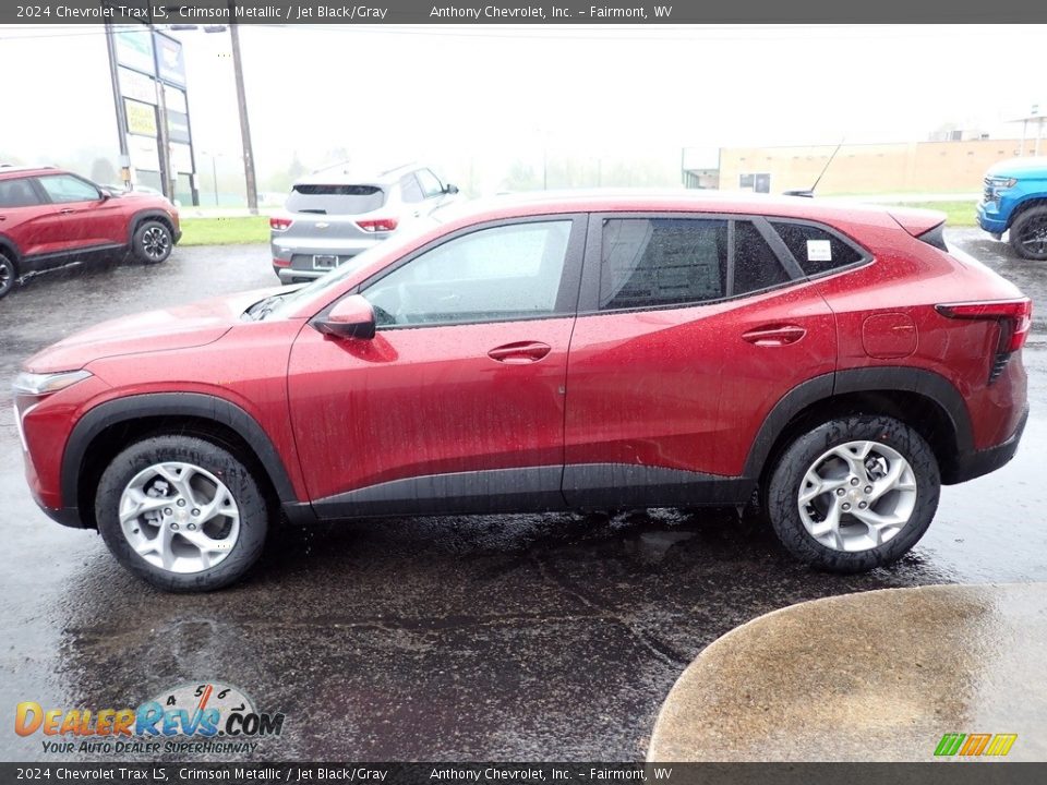 Crimson Metallic 2024 Chevrolet Trax LS Photo #7