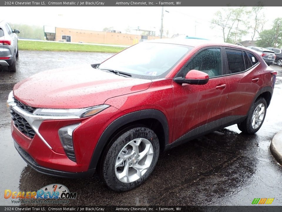 2024 Chevrolet Trax LS Crimson Metallic / Jet Black/Gray Photo #8
