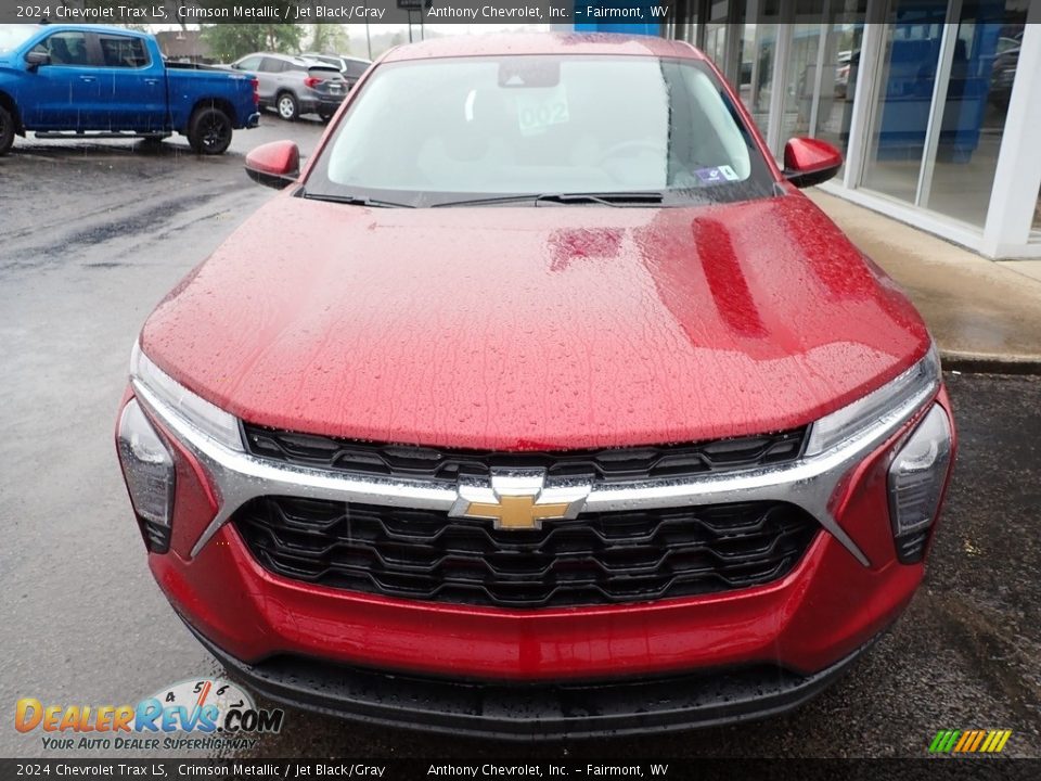 2024 Chevrolet Trax LS Crimson Metallic / Jet Black/Gray Photo #9