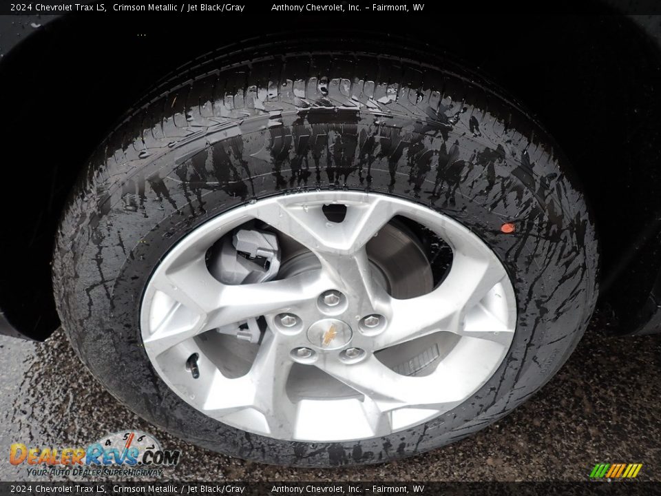 2024 Chevrolet Trax LS Crimson Metallic / Jet Black/Gray Photo #10
