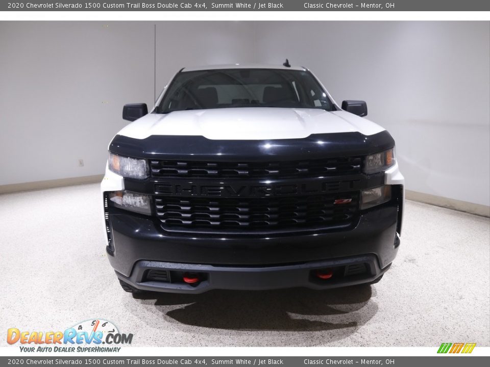 2020 Chevrolet Silverado 1500 Custom Trail Boss Double Cab 4x4 Summit White / Jet Black Photo #2