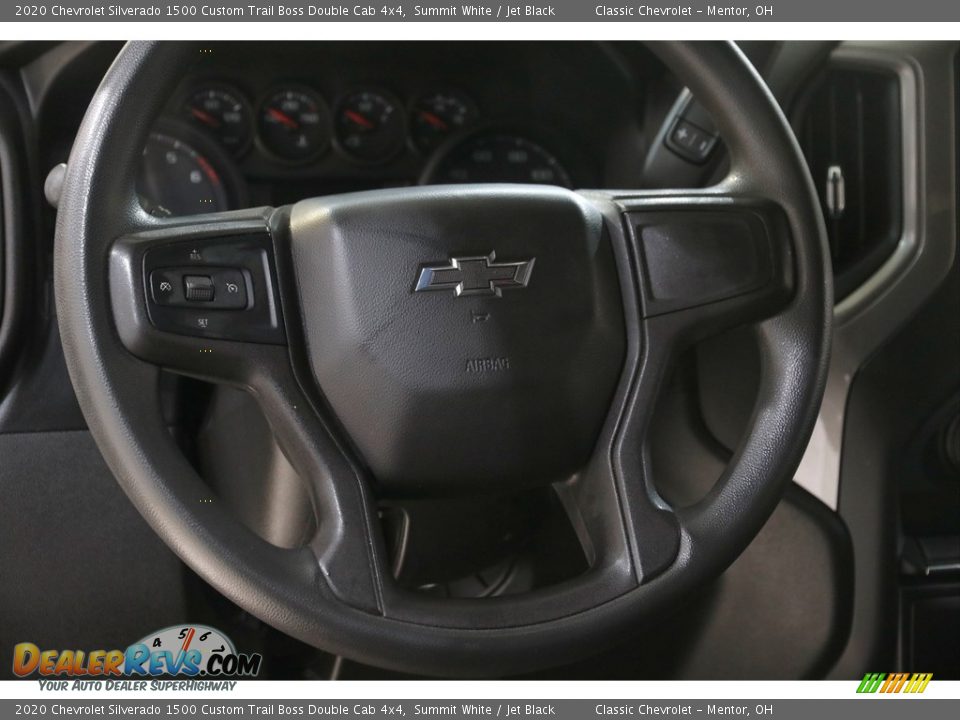 2020 Chevrolet Silverado 1500 Custom Trail Boss Double Cab 4x4 Steering Wheel Photo #8