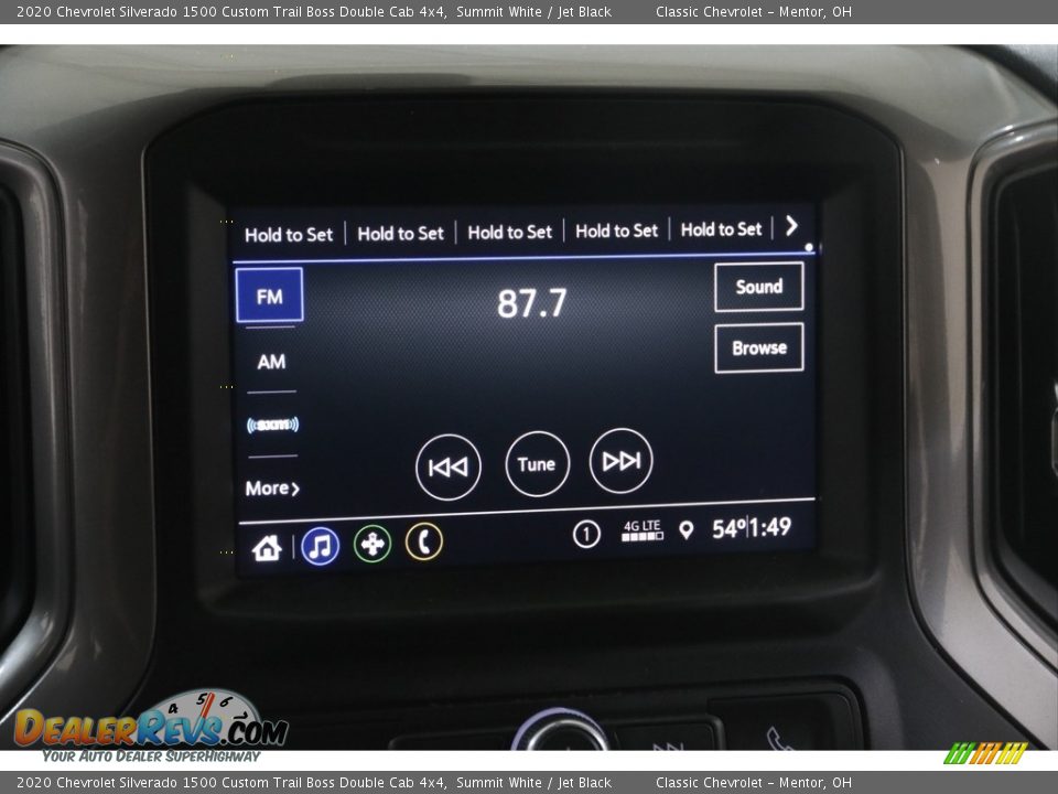 Audio System of 2020 Chevrolet Silverado 1500 Custom Trail Boss Double Cab 4x4 Photo #11