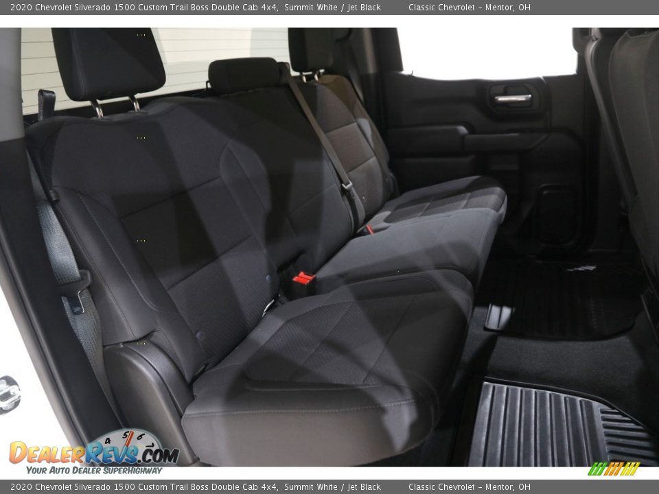 Rear Seat of 2020 Chevrolet Silverado 1500 Custom Trail Boss Double Cab 4x4 Photo #17