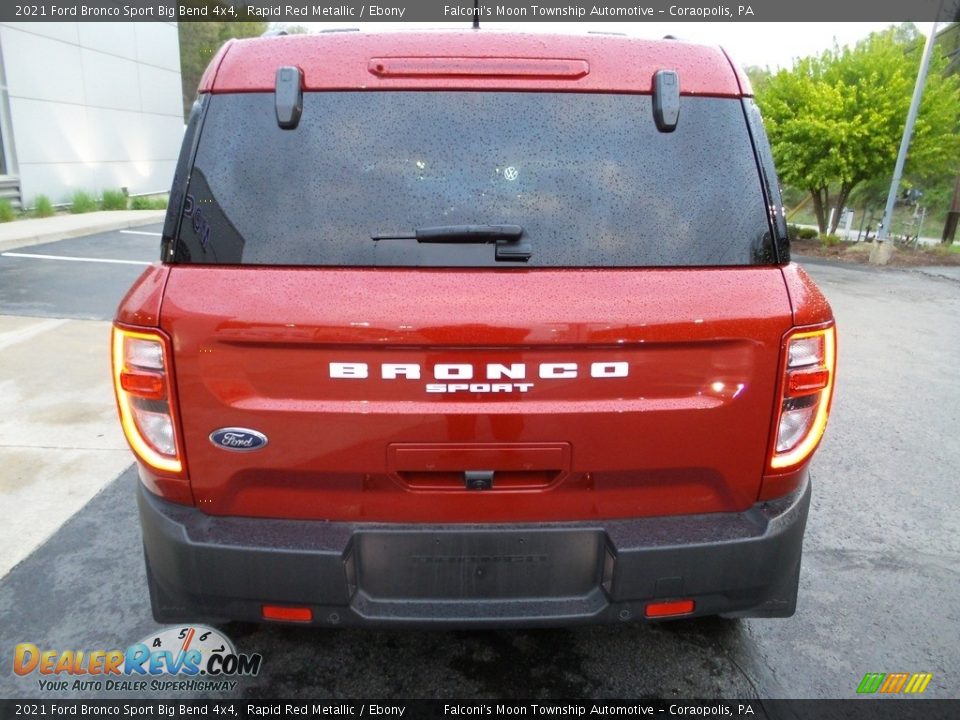 2021 Ford Bronco Sport Big Bend 4x4 Rapid Red Metallic / Ebony Photo #3