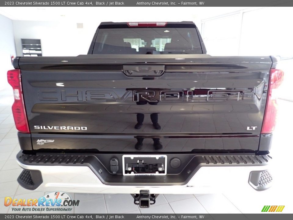 2023 Chevrolet Silverado 1500 LT Crew Cab 4x4 Black / Jet Black Photo #3