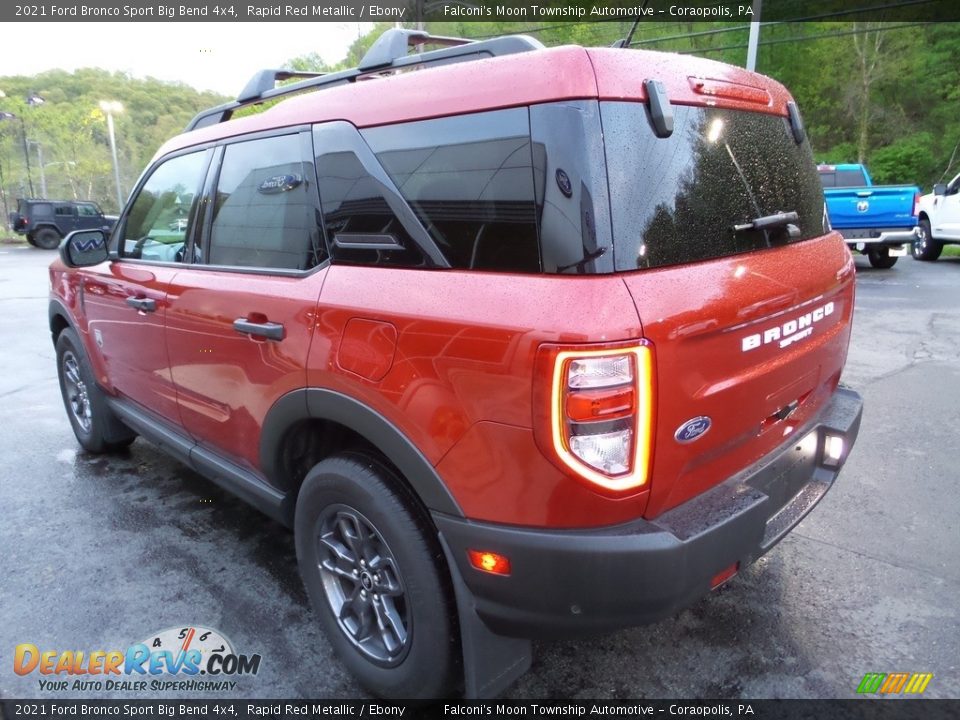 2021 Ford Bronco Sport Big Bend 4x4 Rapid Red Metallic / Ebony Photo #5