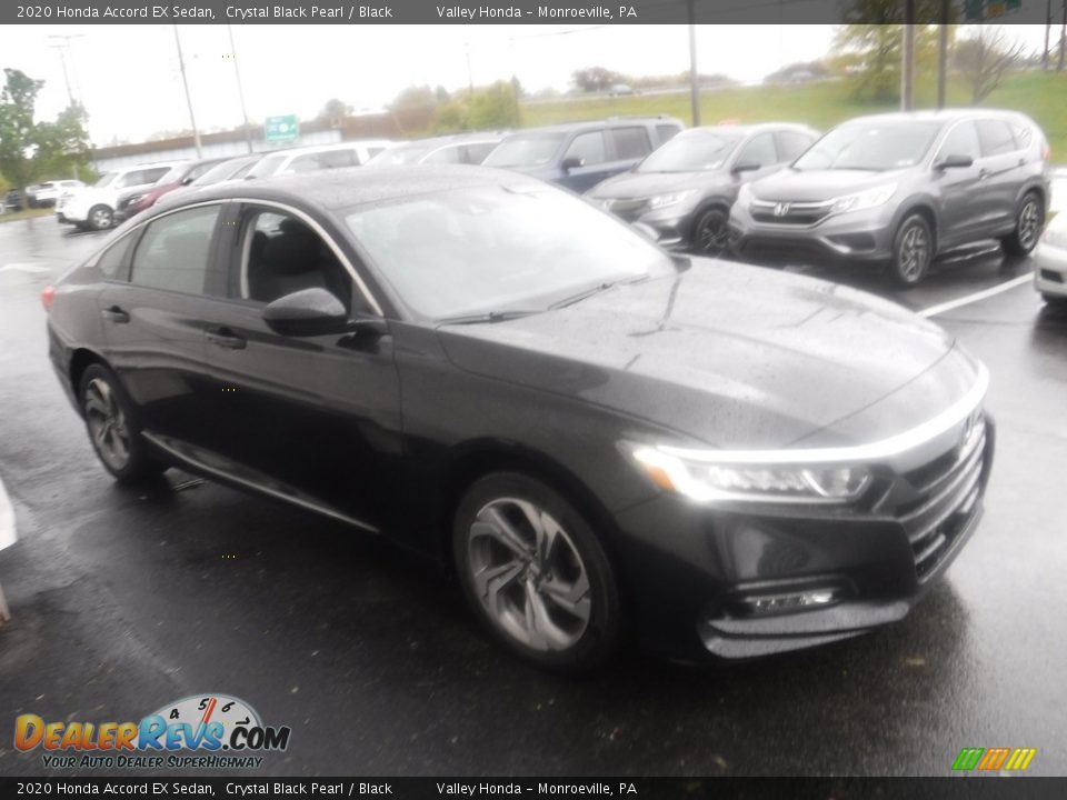 2020 Honda Accord EX Sedan Crystal Black Pearl / Black Photo #6