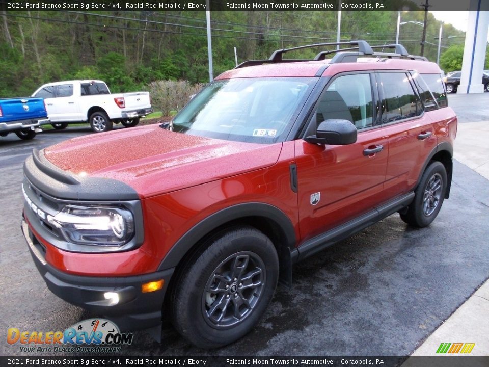 2021 Ford Bronco Sport Big Bend 4x4 Rapid Red Metallic / Ebony Photo #7