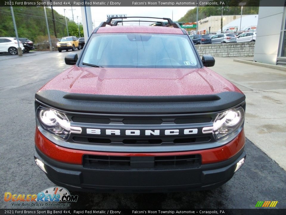 2021 Ford Bronco Sport Big Bend 4x4 Rapid Red Metallic / Ebony Photo #8