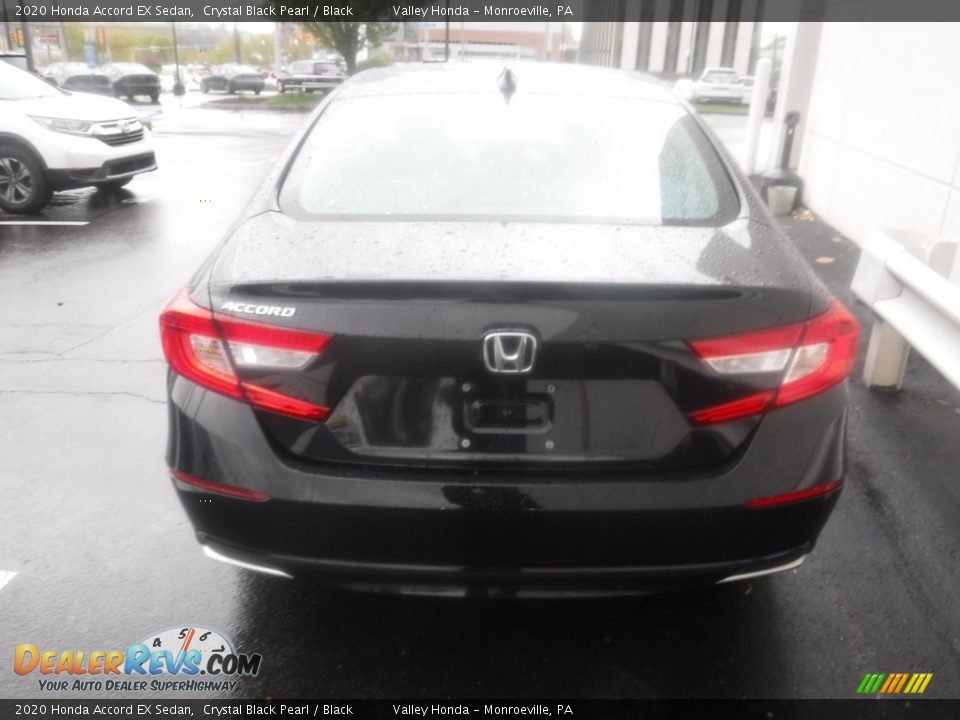 2020 Honda Accord EX Sedan Crystal Black Pearl / Black Photo #8
