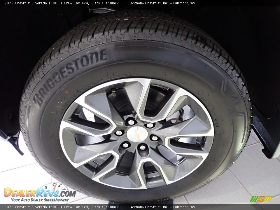2023 Chevrolet Silverado 1500 LT Crew Cab 4x4 Black / Jet Black Photo #8