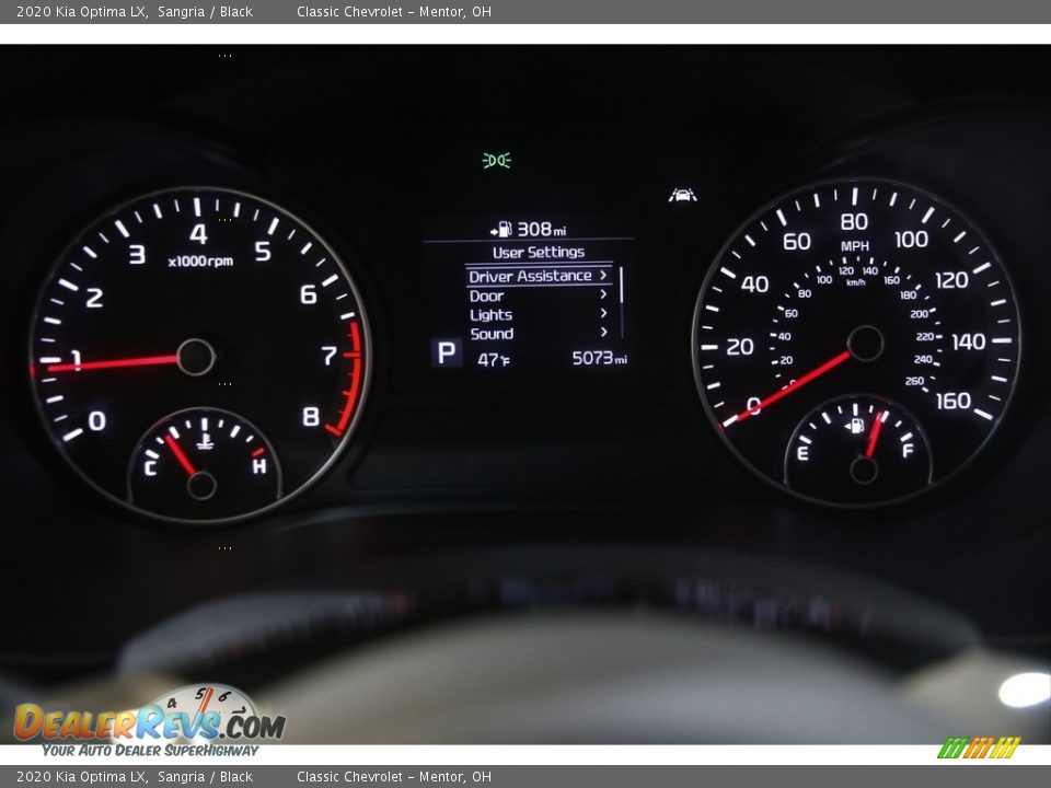 2020 Kia Optima LX Gauges Photo #8