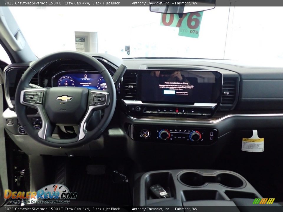 2023 Chevrolet Silverado 1500 LT Crew Cab 4x4 Black / Jet Black Photo #11