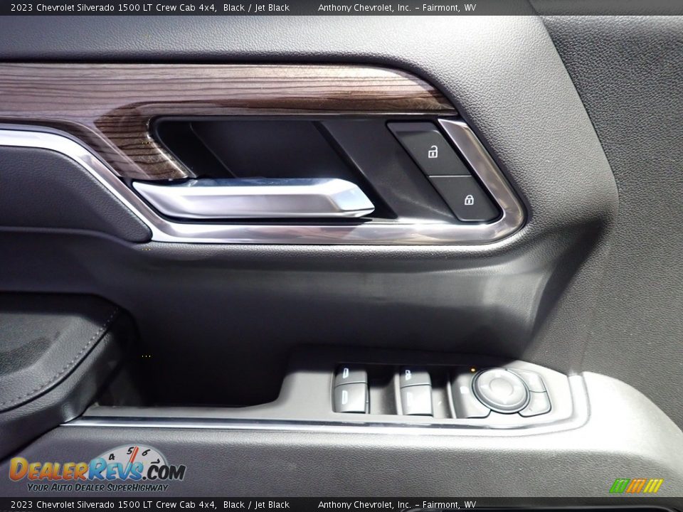 2023 Chevrolet Silverado 1500 LT Crew Cab 4x4 Black / Jet Black Photo #13