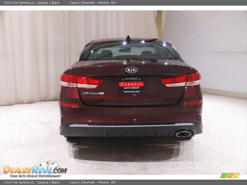 2020 Kia Optima LX Sangria / Black Photo #17