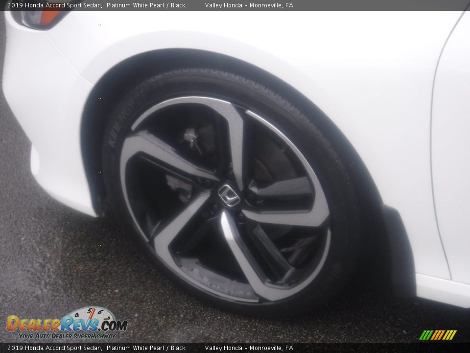 2019 Honda Accord Sport Sedan Platinum White Pearl / Black Photo #3