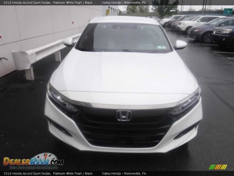 2019 Honda Accord Sport Sedan Platinum White Pearl / Black Photo #4