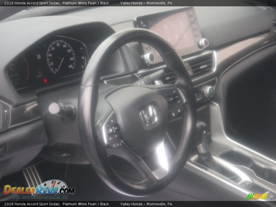 2019 Honda Accord Sport Sedan Platinum White Pearl / Black Photo #11