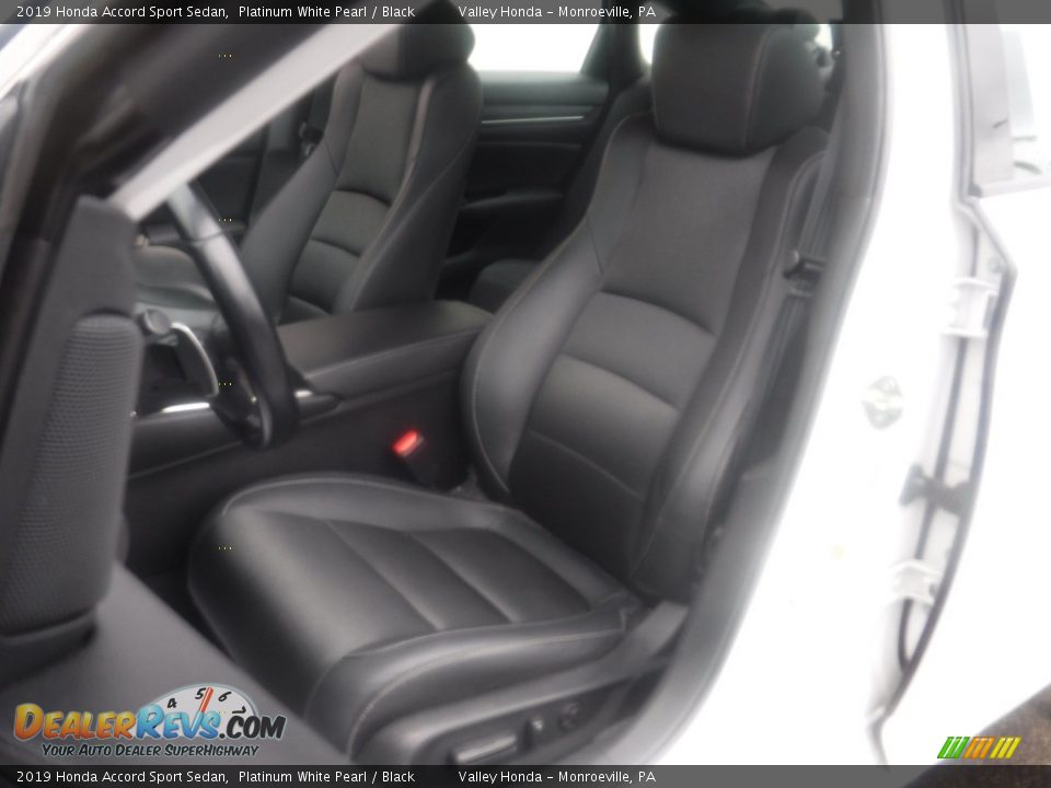 2019 Honda Accord Sport Sedan Platinum White Pearl / Black Photo #12