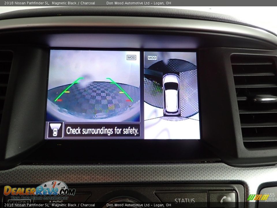 2018 Nissan Pathfinder SL Magnetic Black / Charcoal Photo #3