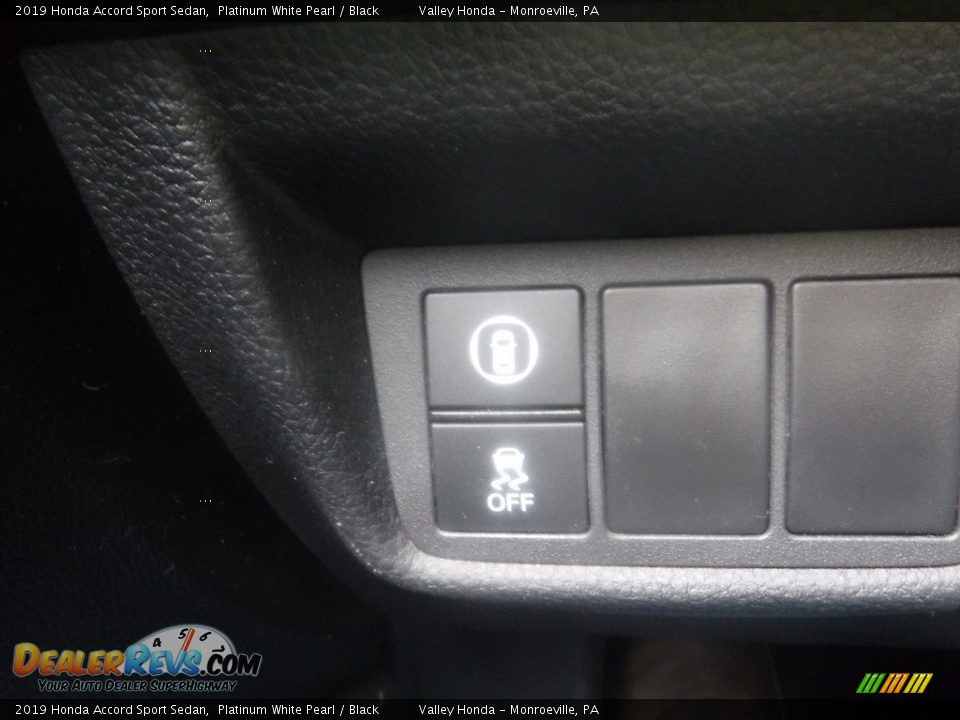2019 Honda Accord Sport Sedan Platinum White Pearl / Black Photo #14