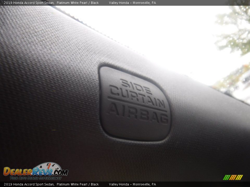 2019 Honda Accord Sport Sedan Platinum White Pearl / Black Photo #15