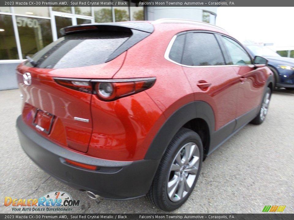 2023 Mazda CX-30 Premium AWD Soul Red Crystal Metallic / Black Photo #2