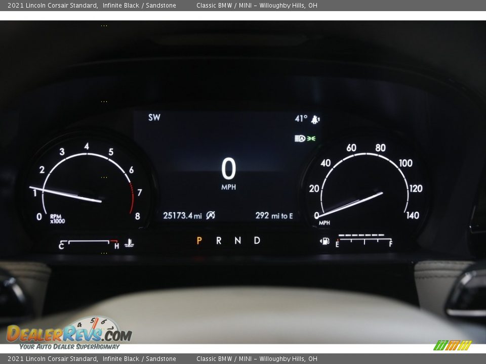 2021 Lincoln Corsair Standard Gauges Photo #9