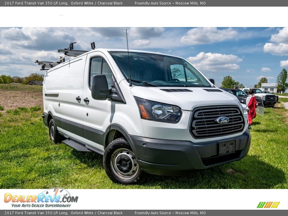 2017 Ford Transit Van 350 LR Long Oxford White / Charcoal Black Photo #1