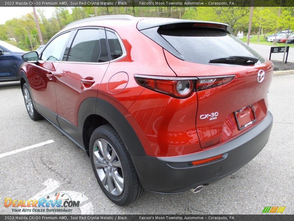 2023 Mazda CX-30 Premium AWD Soul Red Crystal Metallic / Black Photo #5