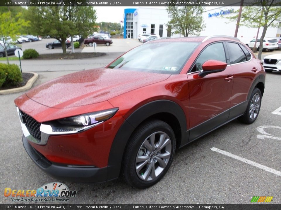 2023 Mazda CX-30 Premium AWD Soul Red Crystal Metallic / Black Photo #7