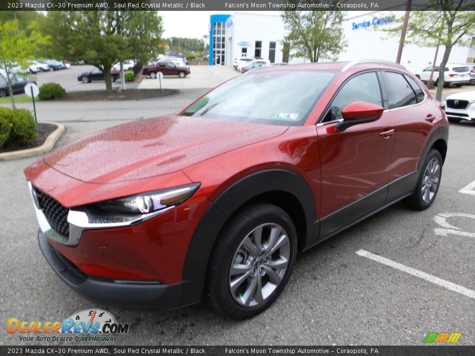 2023 Mazda CX-30 Premium AWD Soul Red Crystal Metallic / Black Photo #7