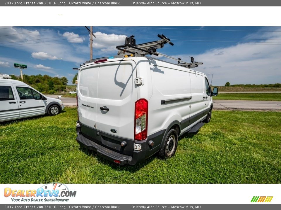 2017 Ford Transit Van 350 LR Long Oxford White / Charcoal Black Photo #4