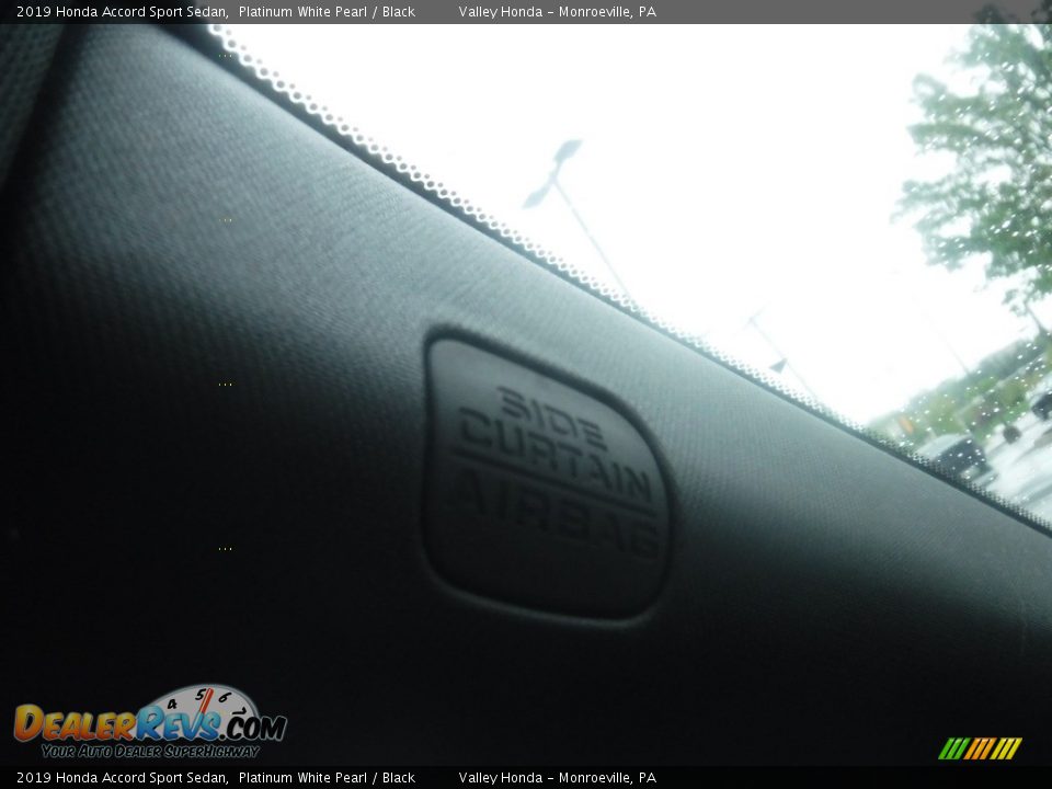 2019 Honda Accord Sport Sedan Platinum White Pearl / Black Photo #22