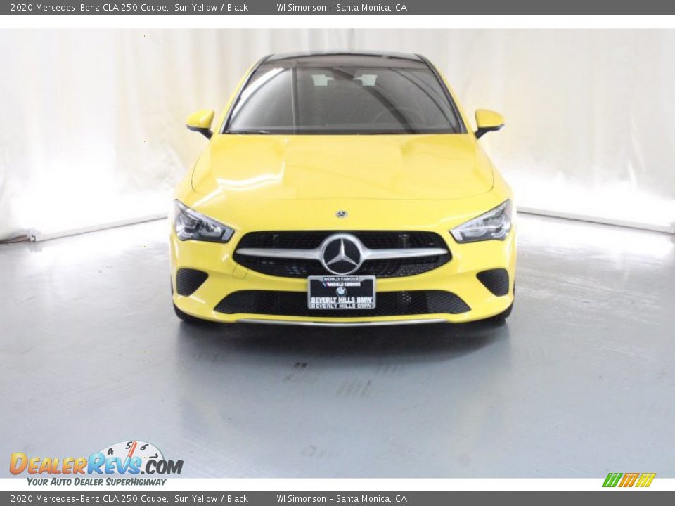 2020 Mercedes-Benz CLA 250 Coupe Sun Yellow / Black Photo #2