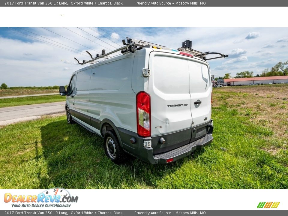 2017 Ford Transit Van 350 LR Long Oxford White / Charcoal Black Photo #6