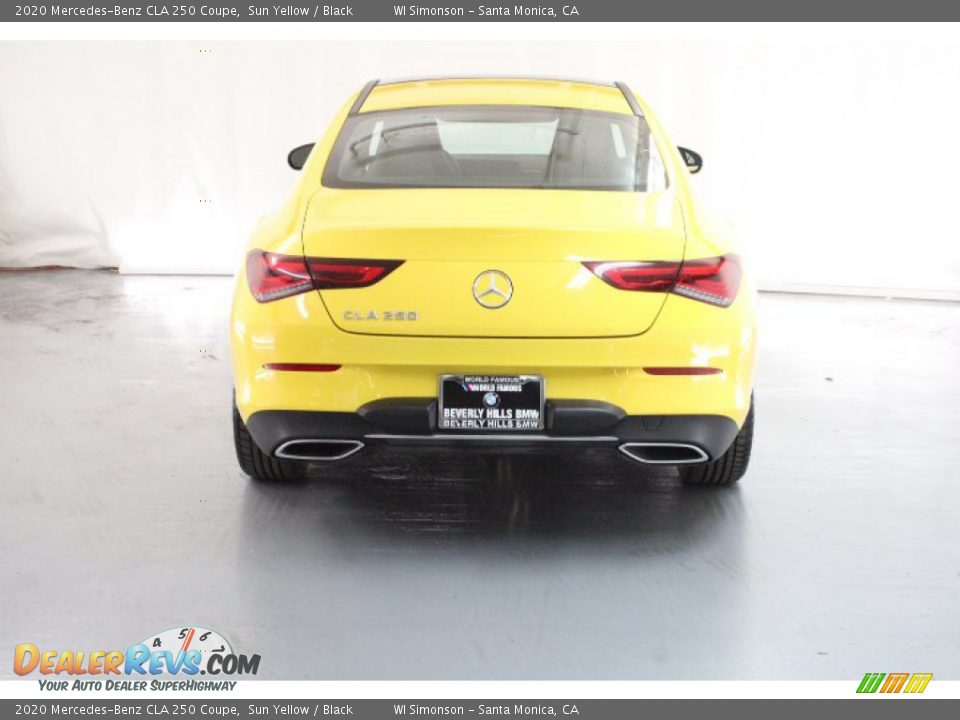 2020 Mercedes-Benz CLA 250 Coupe Sun Yellow / Black Photo #4