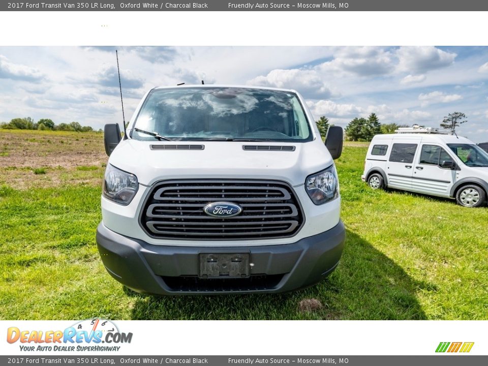 2017 Ford Transit Van 350 LR Long Oxford White / Charcoal Black Photo #9