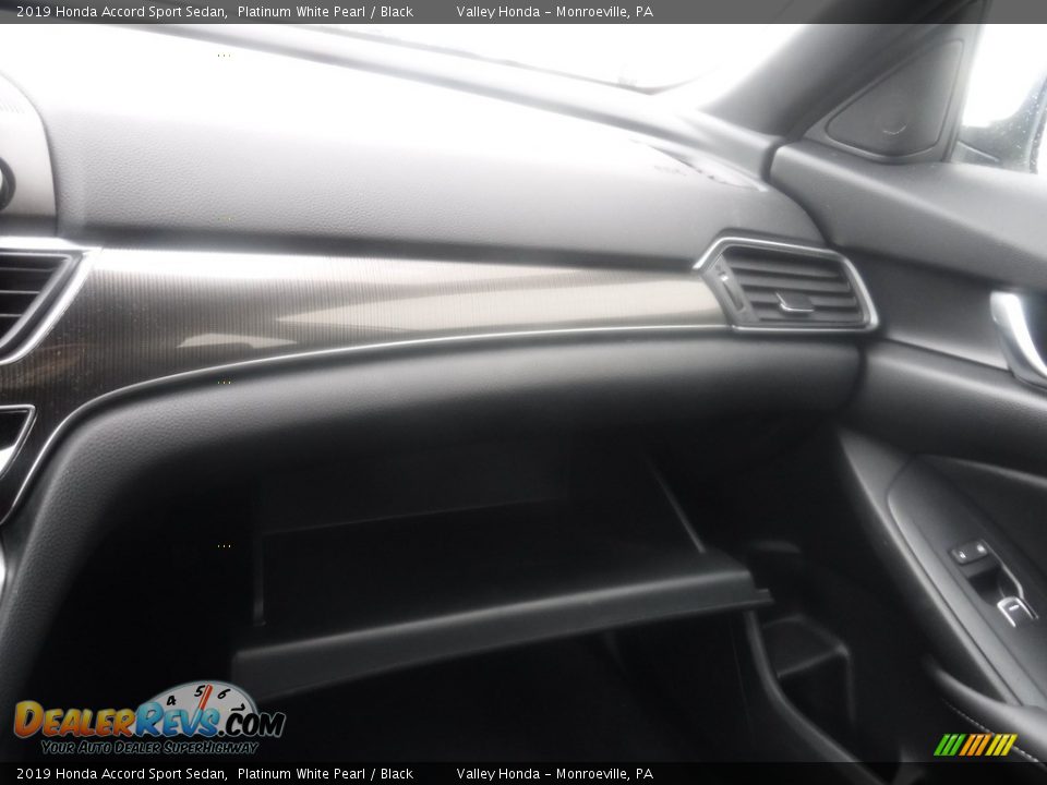 2019 Honda Accord Sport Sedan Platinum White Pearl / Black Photo #25