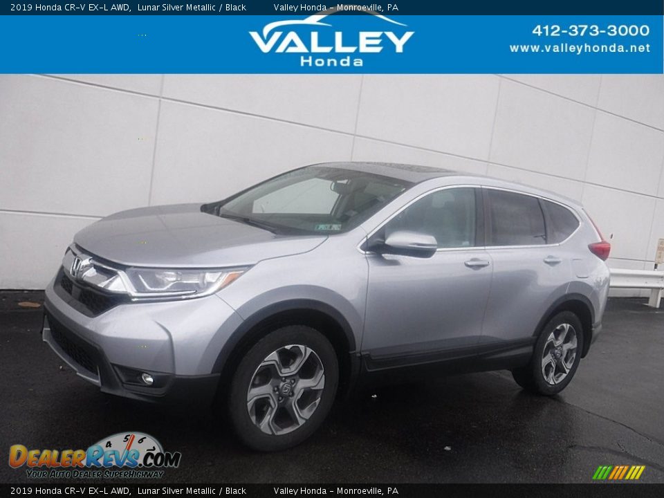 2019 Honda CR-V EX-L AWD Lunar Silver Metallic / Black Photo #1