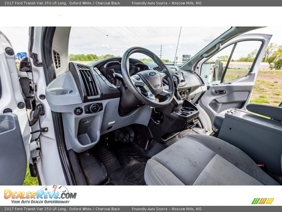 Charcoal Black Interior - 2017 Ford Transit Van 350 LR Long Photo #19
